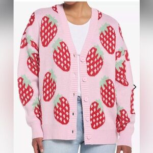 3X - Hot Topic Button-Front Cardigan